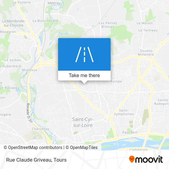 Rue Claude Griveau map