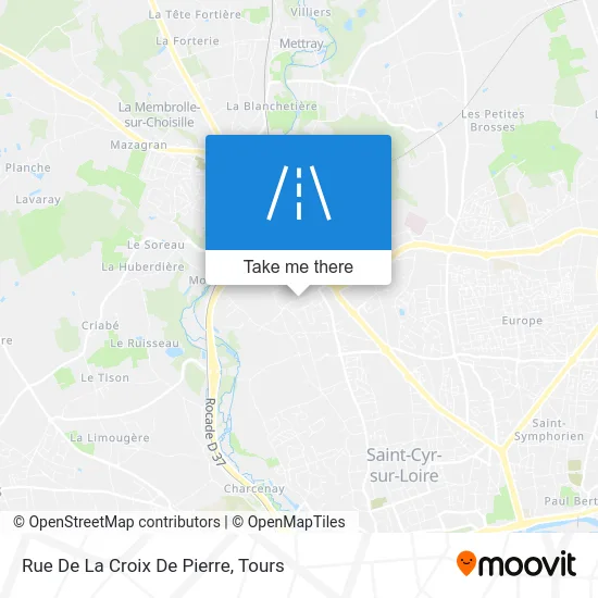 Rue De La Croix De Pierre map