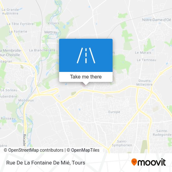 Rue De La Fontaine De Mié map