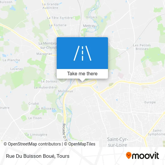 Rue Du Buisson Boué map