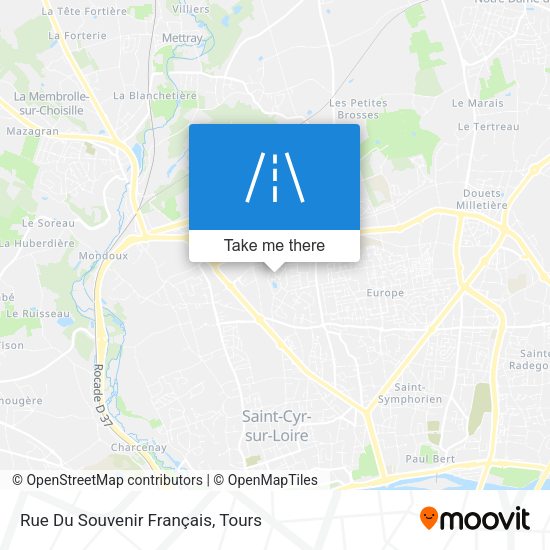 Rue Du Souvenir Français map