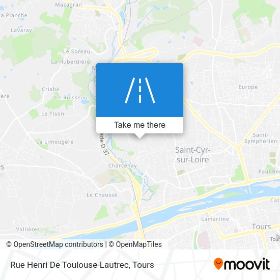 Rue Henri De Toulouse-Lautrec map