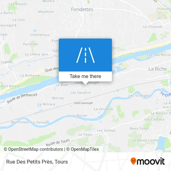 Rue Des Petits Près map