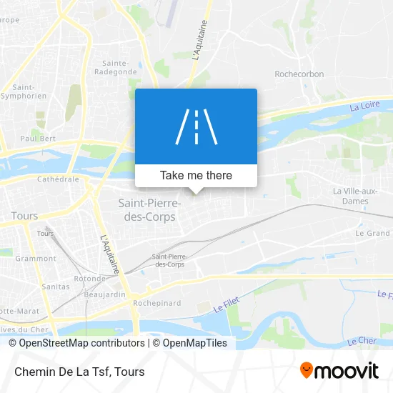 Chemin De La Tsf map