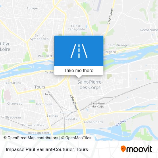 Impasse Paul Vaillant-Couturier map