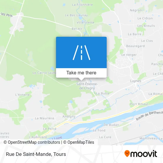 Rue De Saint-Mande map