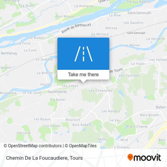 Chemin De La Foucaudiere map