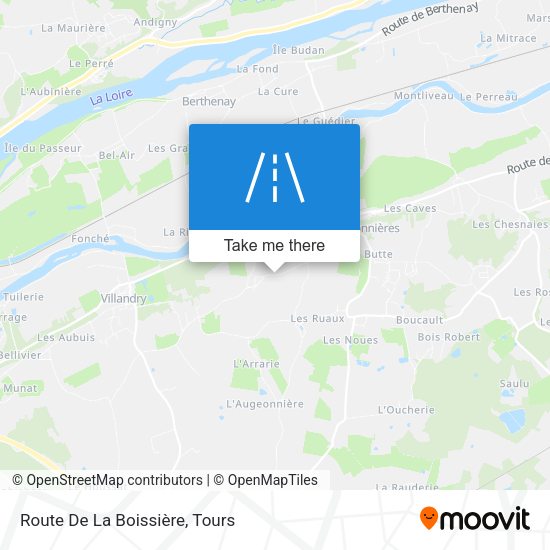 Route De La Boissière map