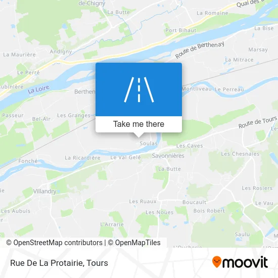 Rue De La Protairie map