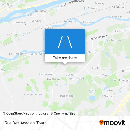 Rue Des Acacias map
