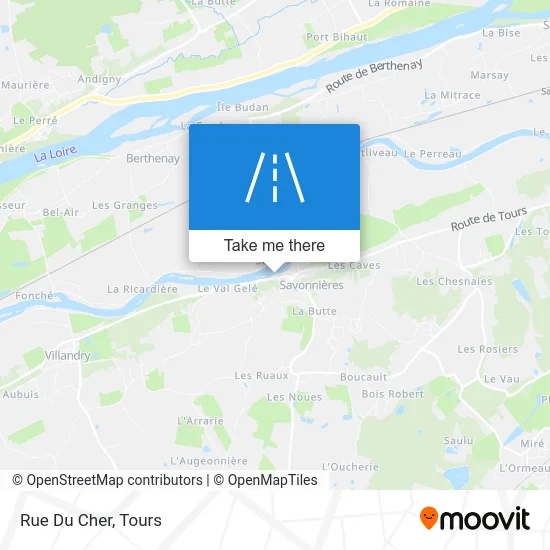 Rue Du Cher map