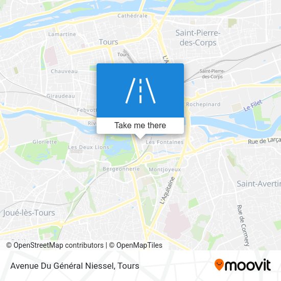Avenue Du Général Niessel map