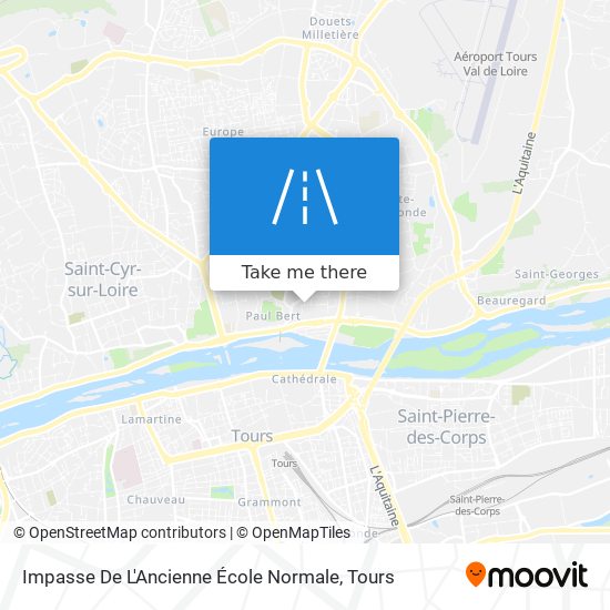 Impasse De L'Ancienne École Normale map