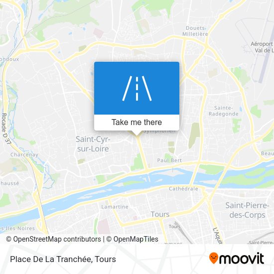 Place De La Tranchée map