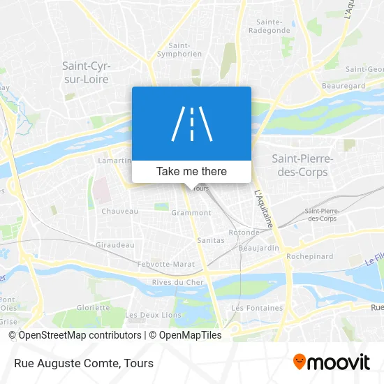 Rue Auguste Comte map