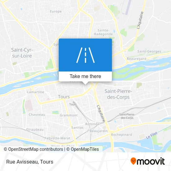 Rue Avisseau map