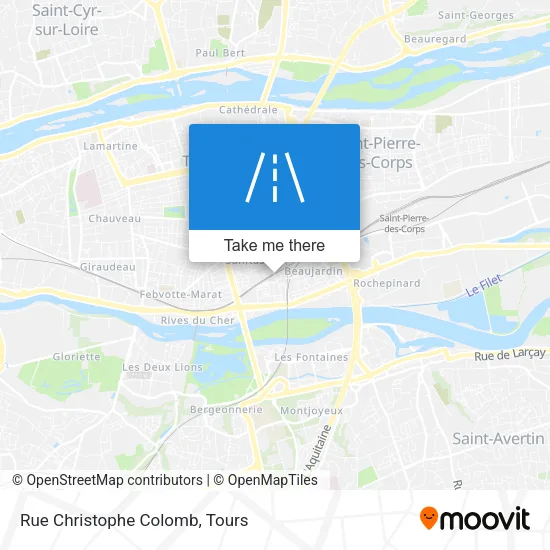 Rue Christophe Colomb map