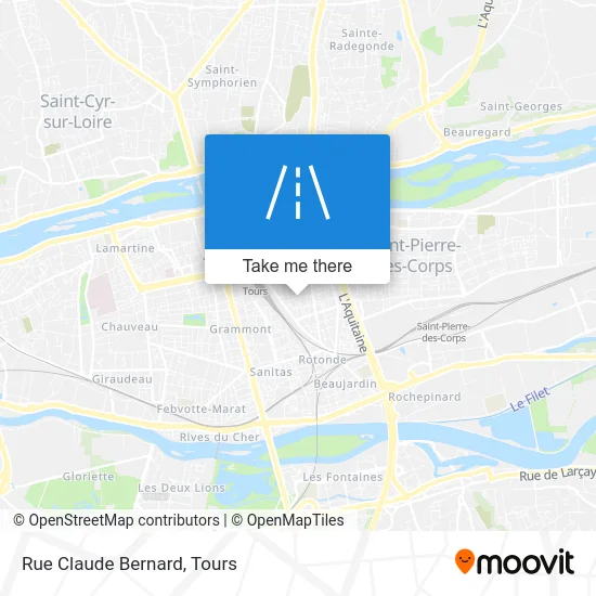 Rue Claude Bernard map