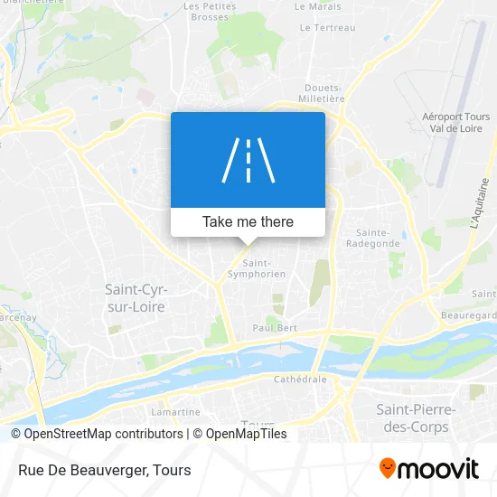 Rue De Beauverger map