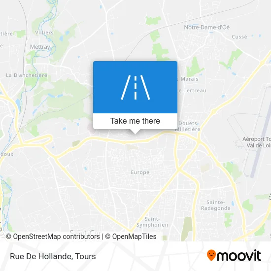 Rue De Hollande map