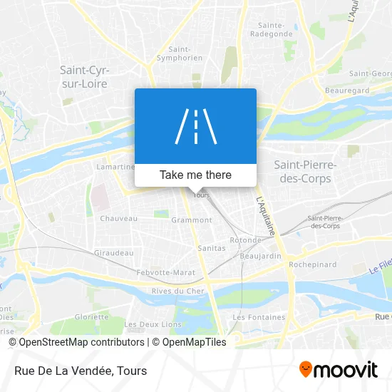 Rue De La Vendée map