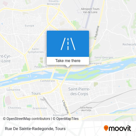 Rue De Sainte-Radegonde map
