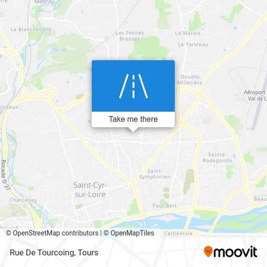 Rue De Tourcoing map