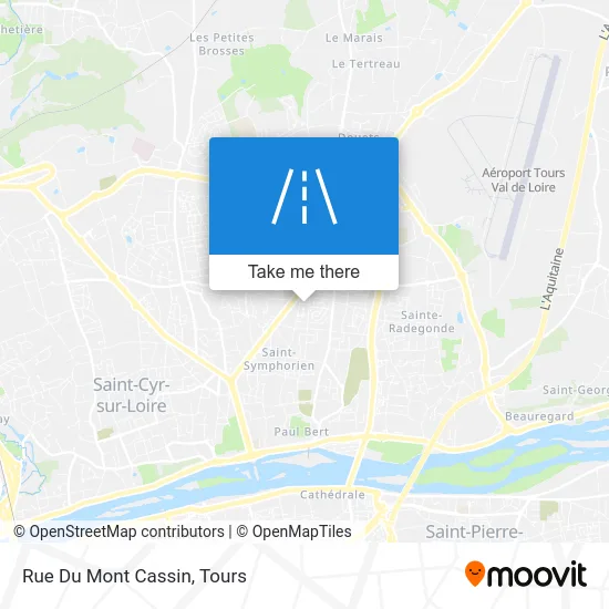 Rue Du Mont Cassin map