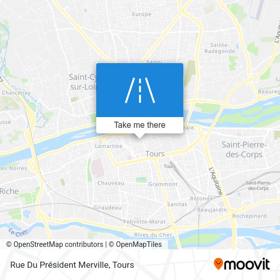 Rue Du Président Merville map