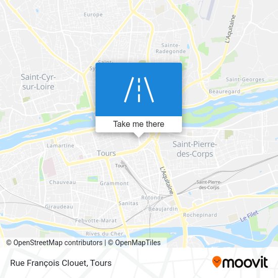 Rue François Clouet map