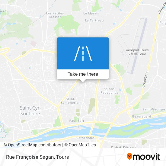 Rue Françoise Sagan map