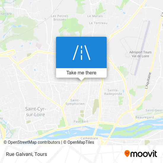 Rue Galvani map