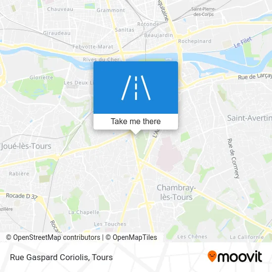 Rue Gaspard Coriolis map