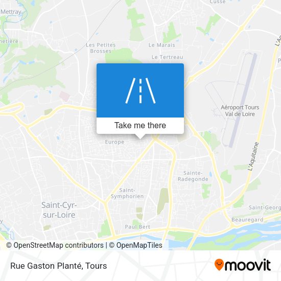 Rue Gaston Planté map