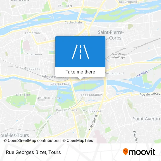 Rue Georges Bizet map