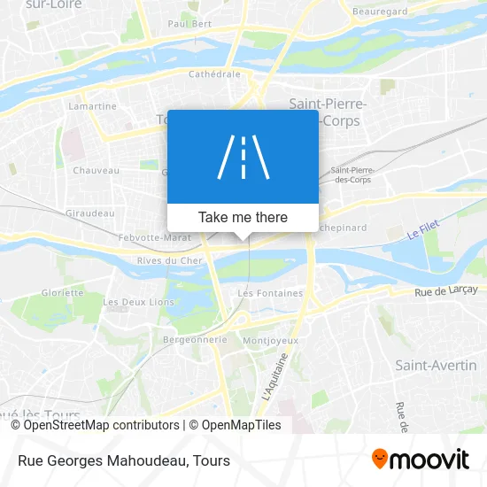 Rue Georges Mahoudeau map