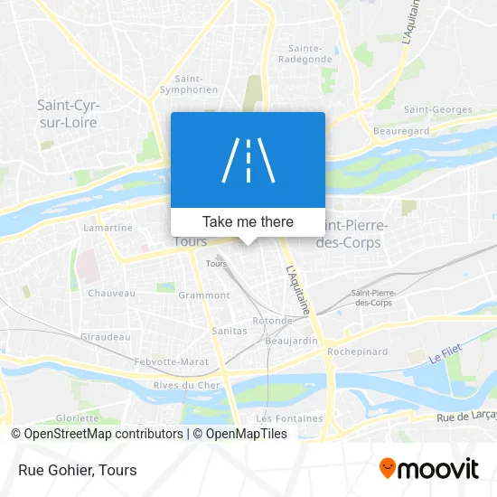 Rue Gohier map