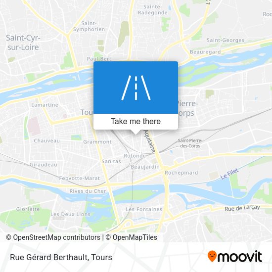 Rue Gérard Berthault map