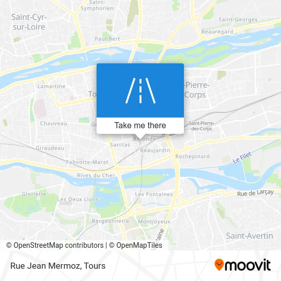 Rue Jean Mermoz map