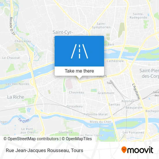 Rue Jean-Jacques Rousseau map