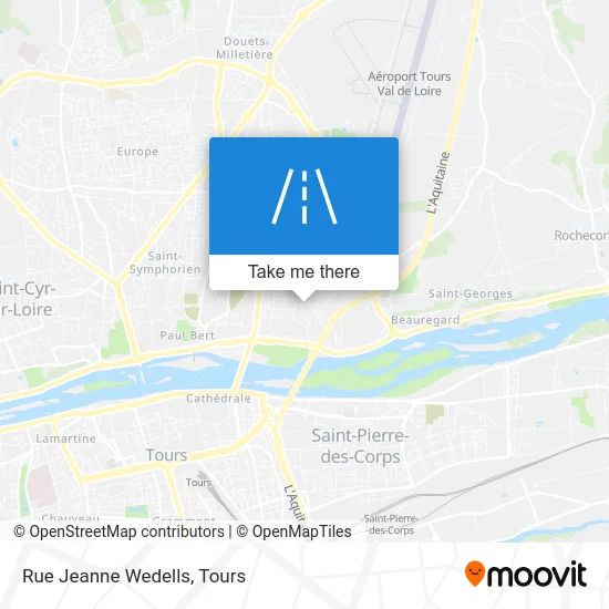 Rue Jeanne Wedells map