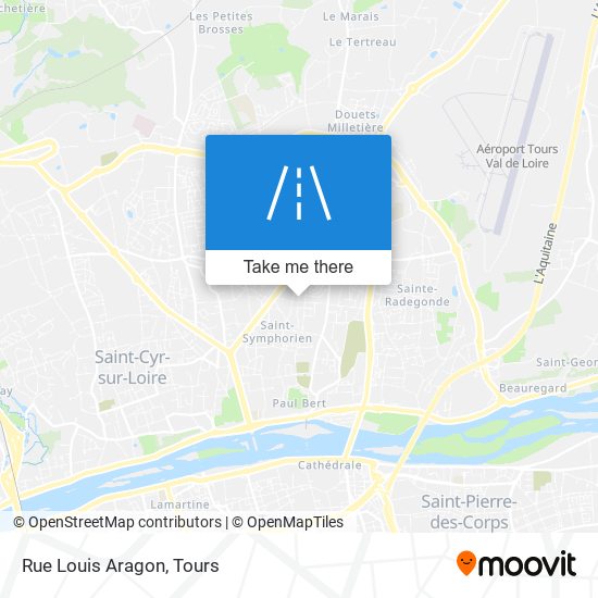 Rue Louis Aragon map