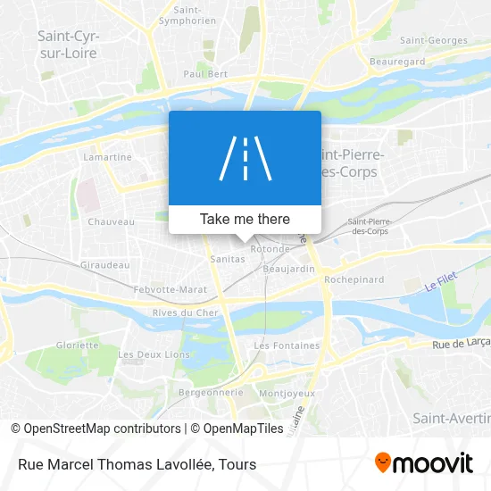 Rue Marcel Thomas Lavollée map