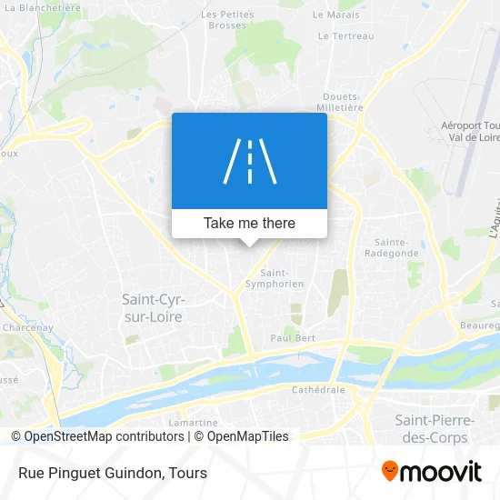 Rue Pinguet Guindon map