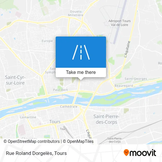 Rue Roland Dorgelès map