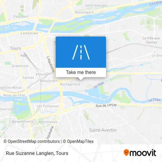 Rue Suzanne Langlen map