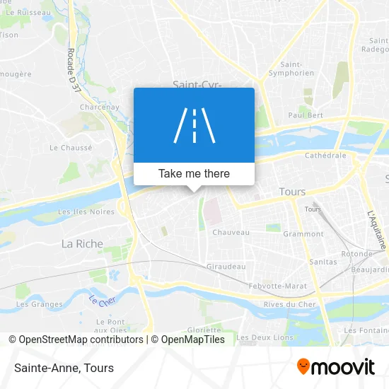 Sainte-Anne map