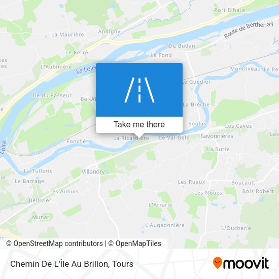 Chemin De L'Île Au Brillon map