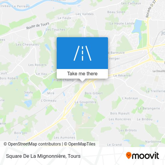 Square De La Mignonnière map