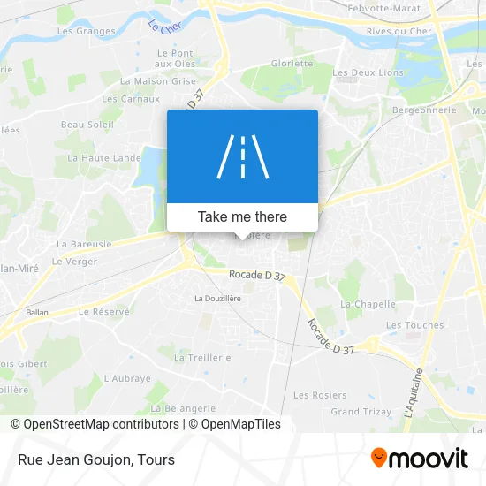 Rue Jean Goujon map
